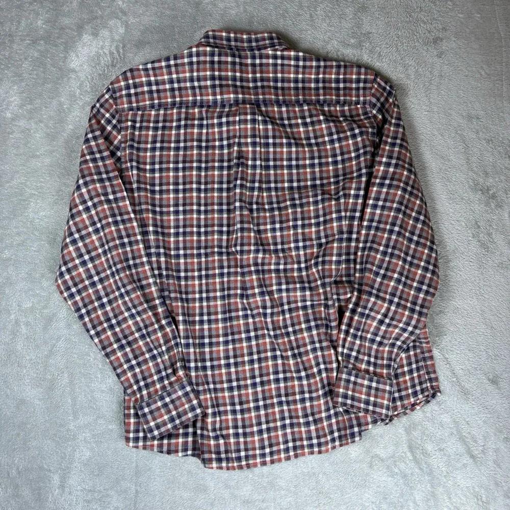 Johnnie-O Hangin Out Shirt Men's L Plaid Pocket Flannel‎ Button Up